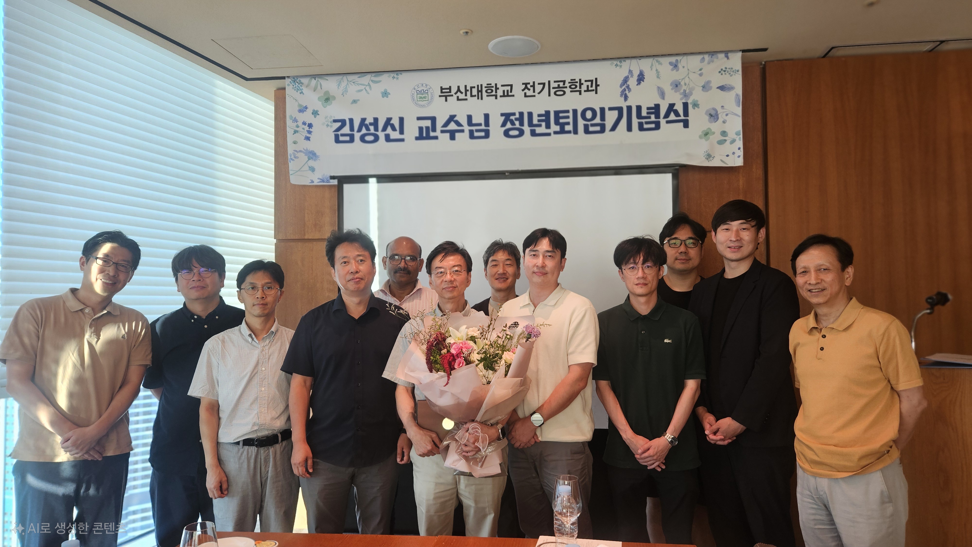 전기공학과 김성신 교수님 정년퇴임 기념행사 개최(2025년 8월 25일)